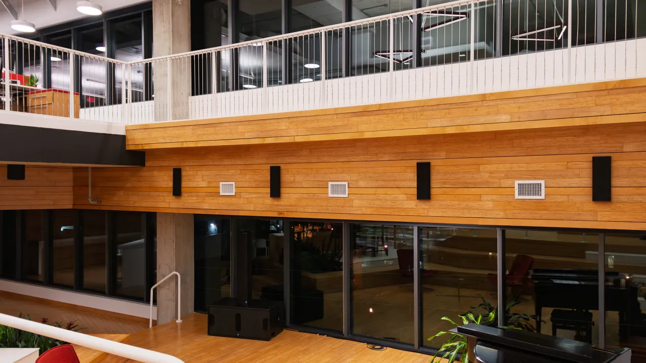 SESAC Nashville headquarters — corporate AV systems integration project by IKBSystems.