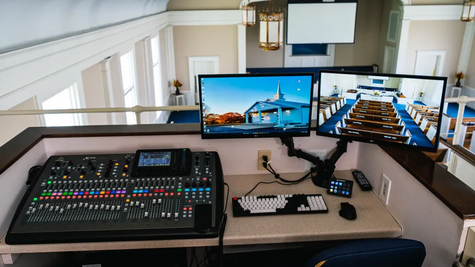Sulphur Spring Baptist Church streaming and sound project.