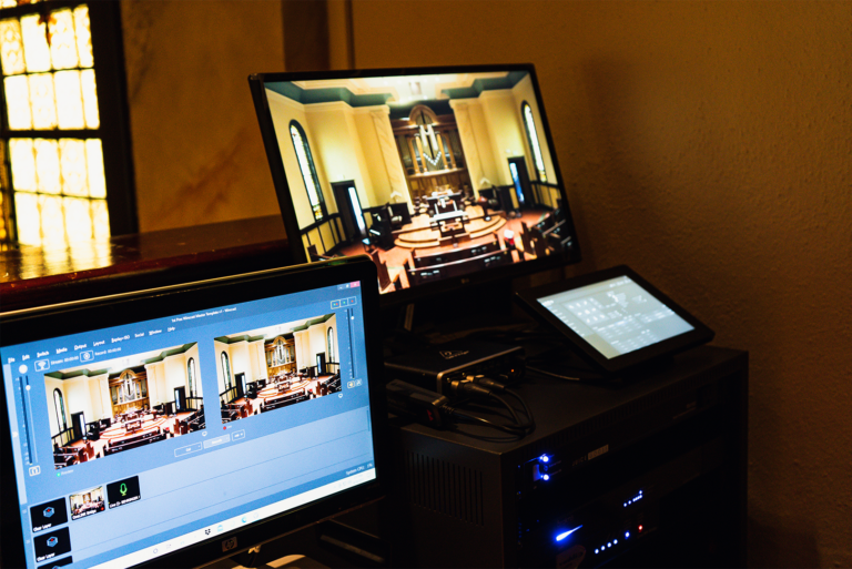Audio visual church streaming control for First Presbyterian Church of Columbia, TN